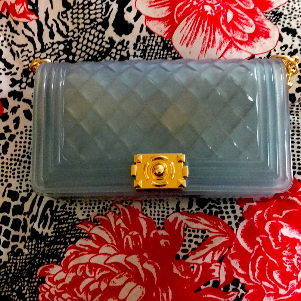 Large clear jelly purse